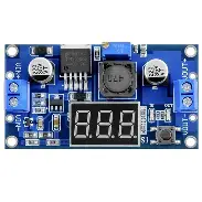 LM2596 Buck Converter with 7-Segment Display