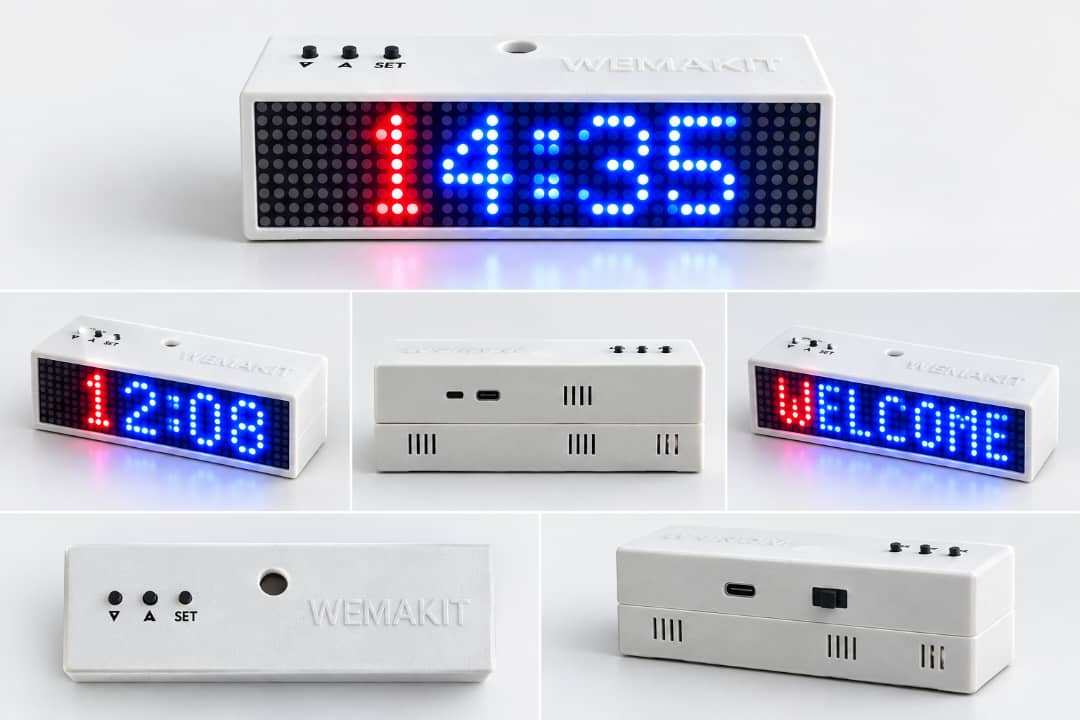 Mini Digital Clock and Weather display